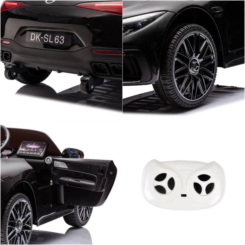 24V Electric Car for Kids with Parent Remote Control and Wide Seat D3408