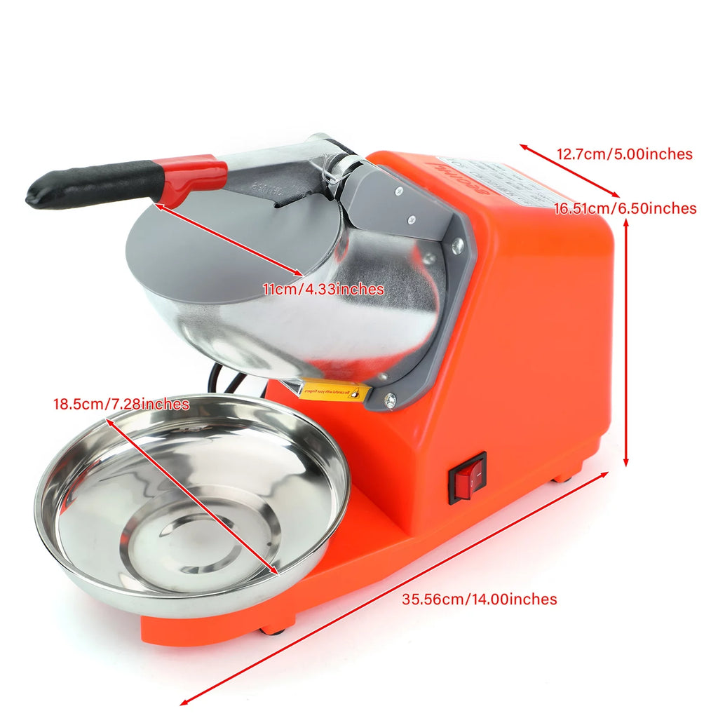 300W Electric Ice Crusher Shaver 143lbs O530200