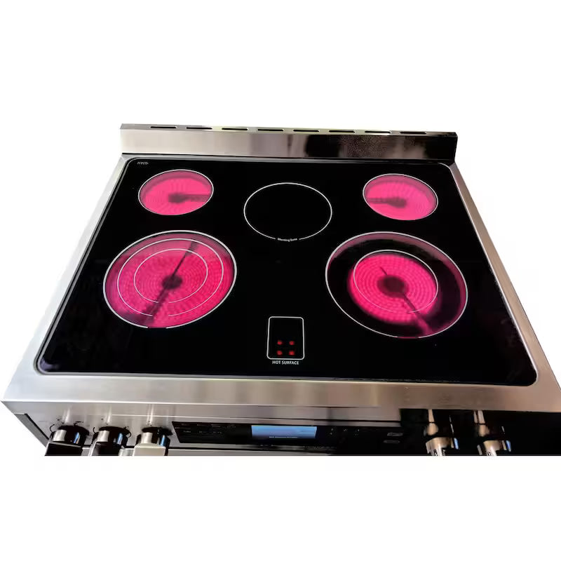 5-Element Electric Range with Convection in Stainless Steel E212012
