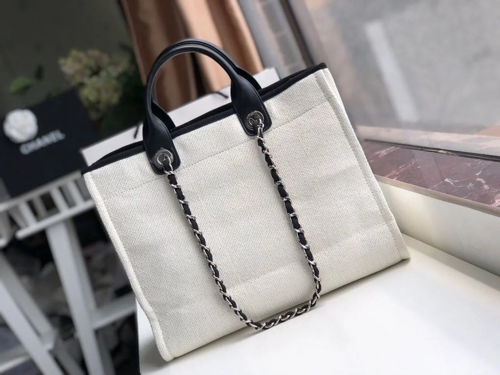 White Small Shopping Bag Z189