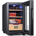 23L Electric Cigar Humidor with Spanish Cedar Wood Shelves C884