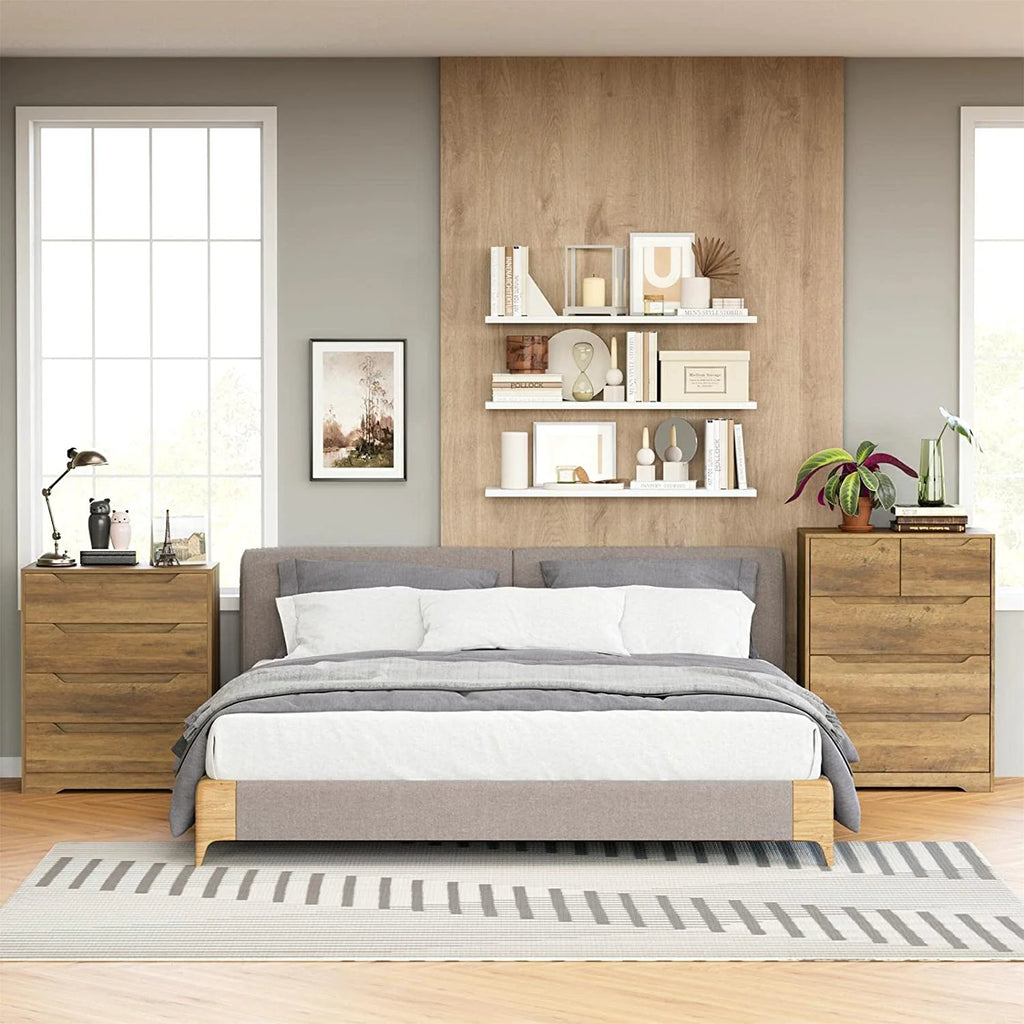 5 Drawer Wood Dresser F689