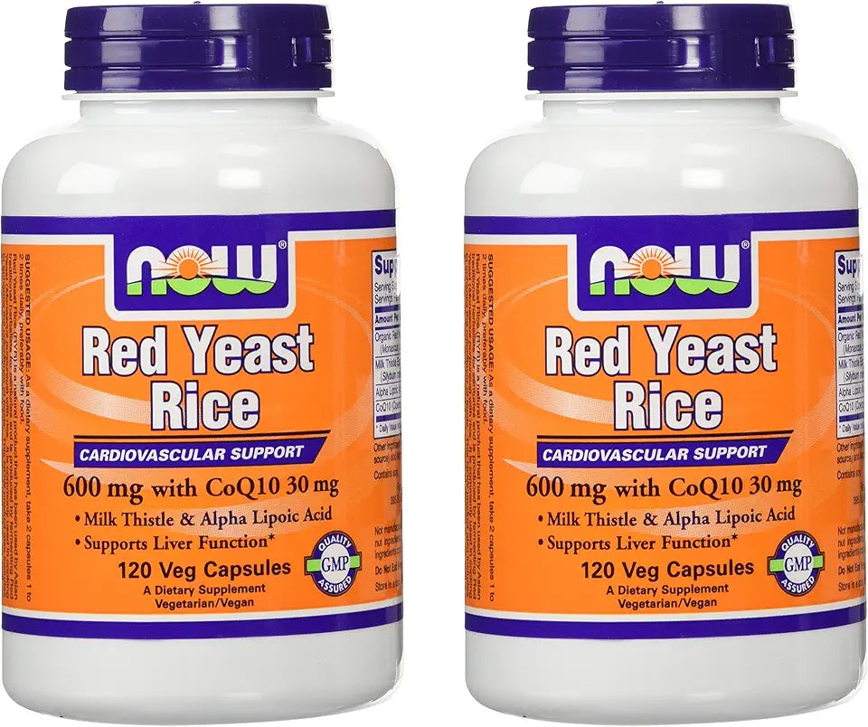Red Yeast Rice & Coq10 120 Capsules Pack of 2 N10103