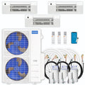 48,000 BTU 3 Zone Ceiling Cassette Ductless Air Conditioner and Heat Pump F43777
