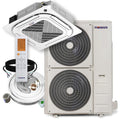 48,000 BTU 17.8 SEER 8-Way Slim Cassette Mini-Split Air Conditioner Heat Pump System with 25 ft. Line Sets I834268