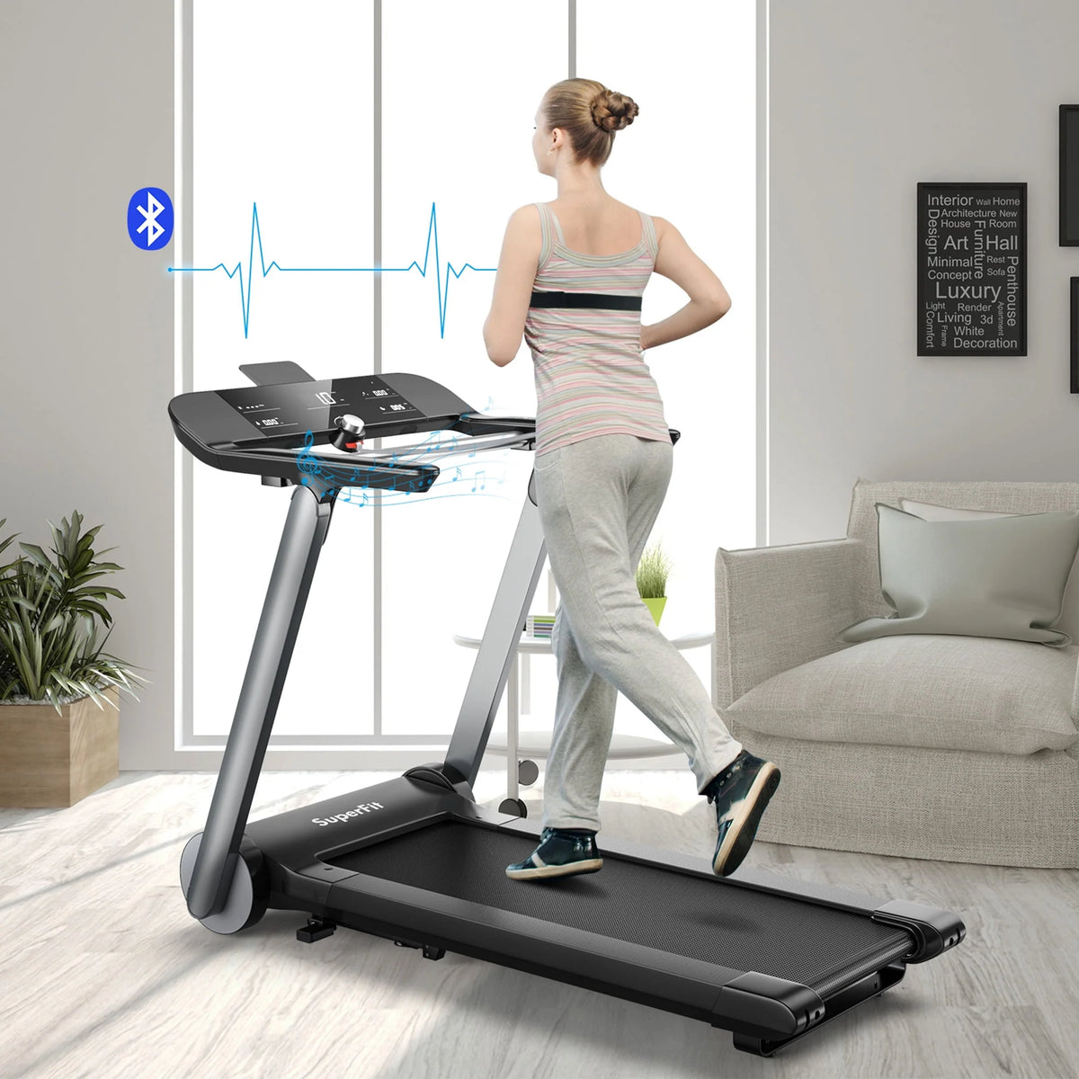 Electric Folding Treadmill E7314