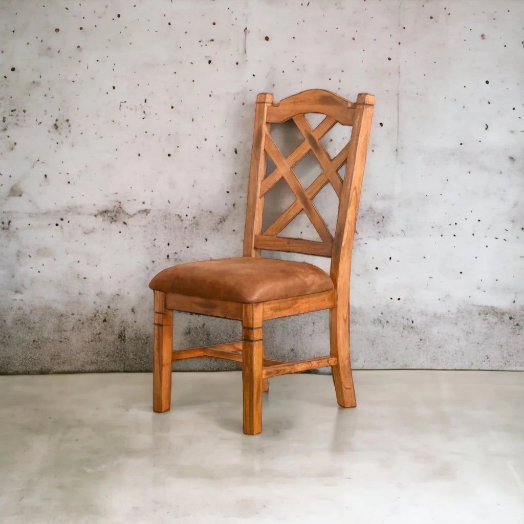 Crossback Chair with Cushion Seat Y92293