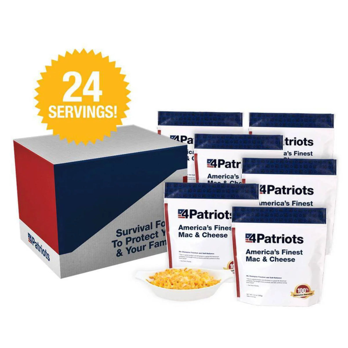 Mac & Cheese 6 Pouches 24 Servings E380770