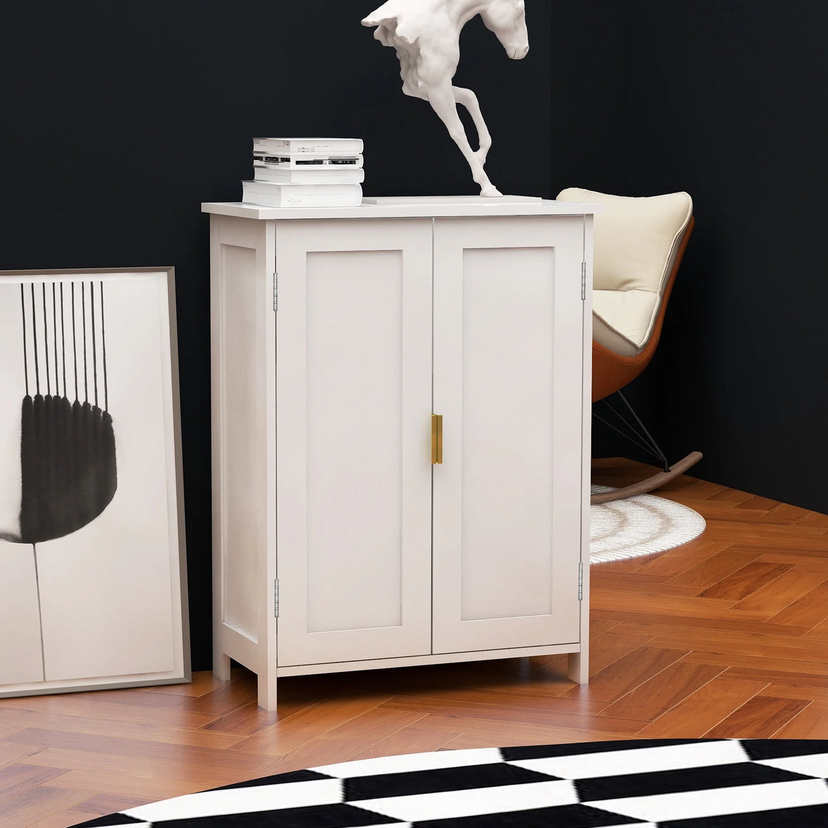 Bathroom Storage Cabinet with 2 Doors L660579