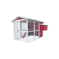 Medium Red Vintage Pet Coop E78812