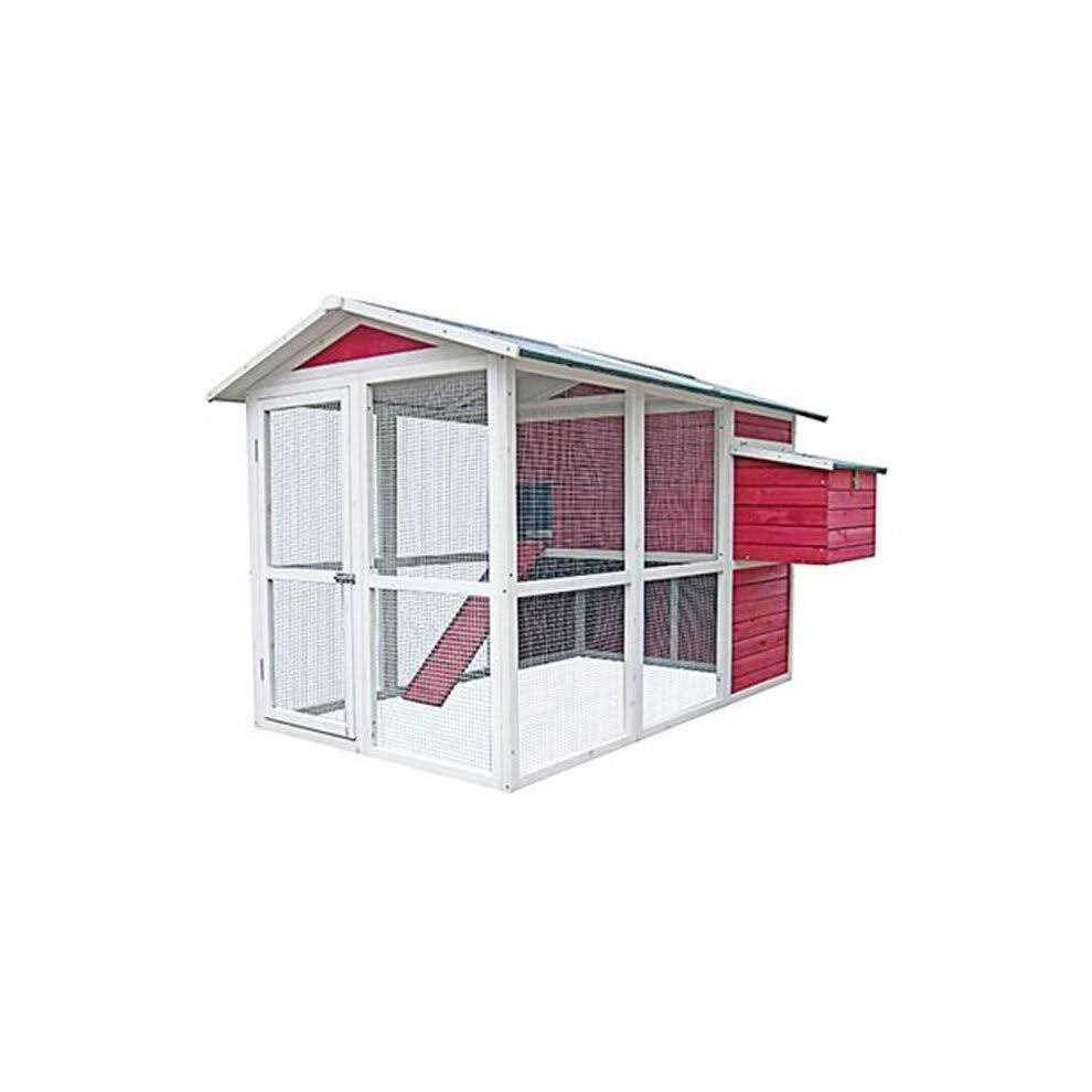 Medium Red Vintage Pet Coop E78812