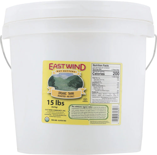 100% Roasted Sesame No Salt Tahini 15 lb S76350