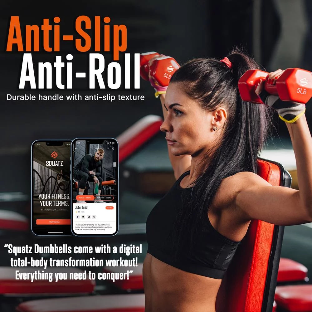 20 lbs. Neoprene Coated Dumbbell Set with Stand M889