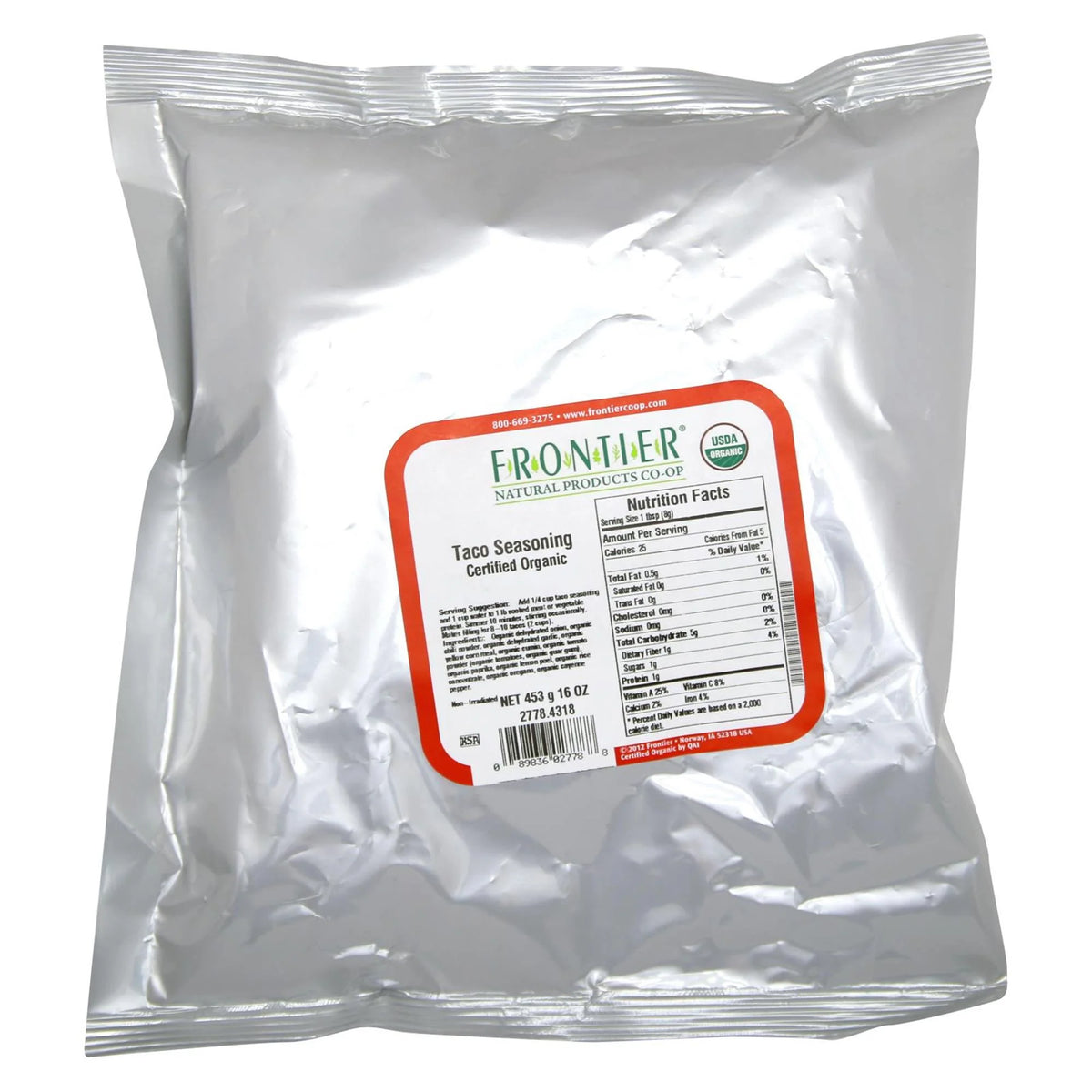 Organic Taco Seasoning, 1 Lb M146865