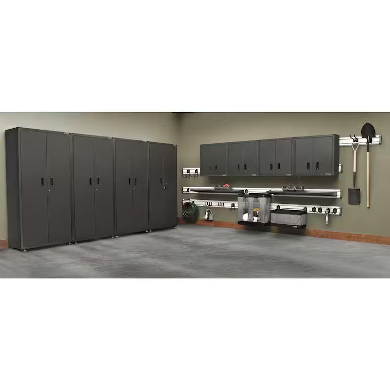 Steel 1-Shelf Wall Mounted Garage Cabinet W49942