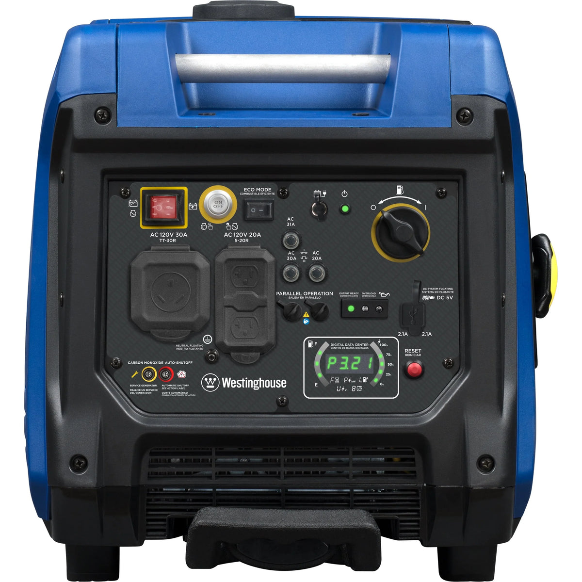 Gasoline Powered Portable Inverter Generator with CO Sensor R610623