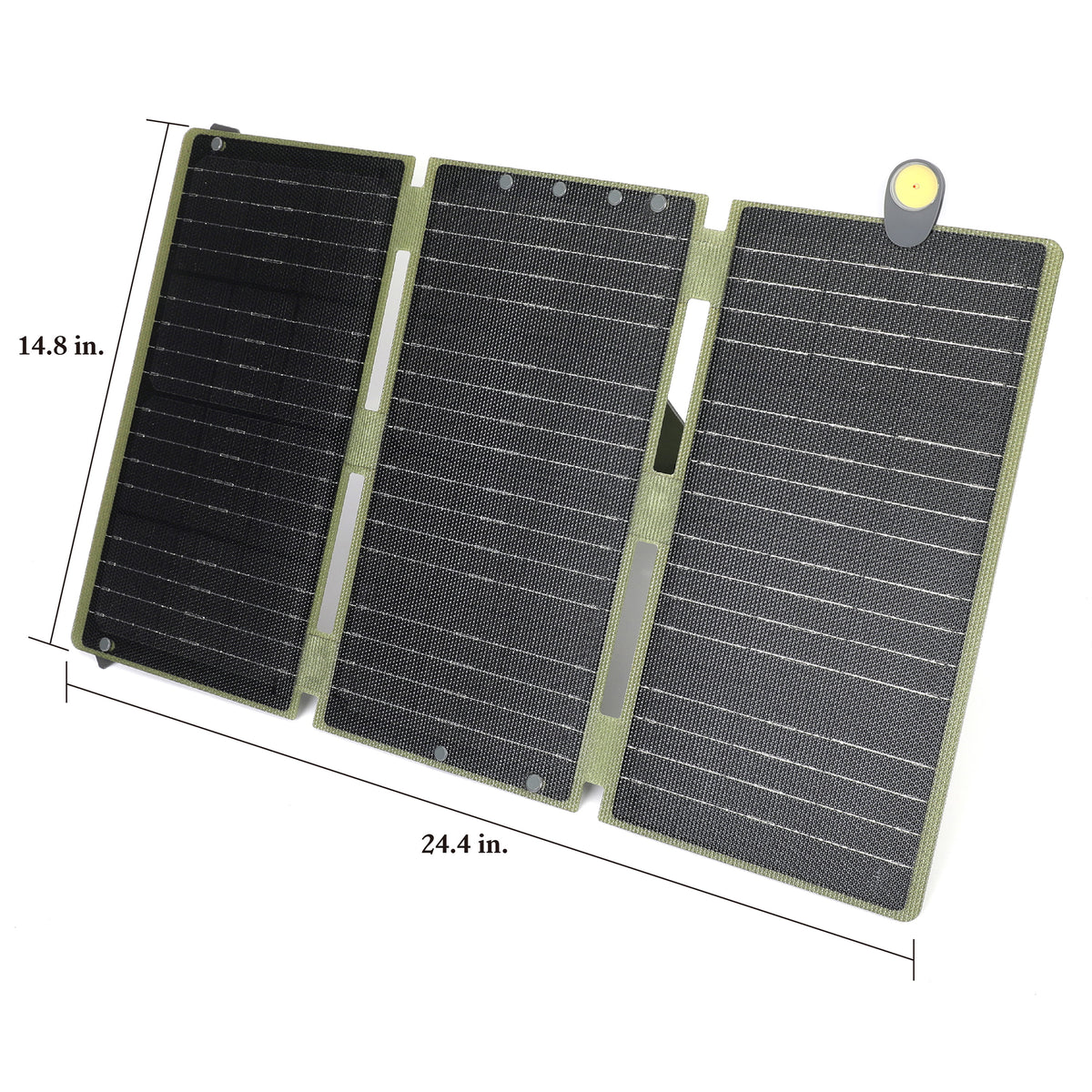 30W Foldable Solar Panel USB-A USB-C Waterproof Y2959