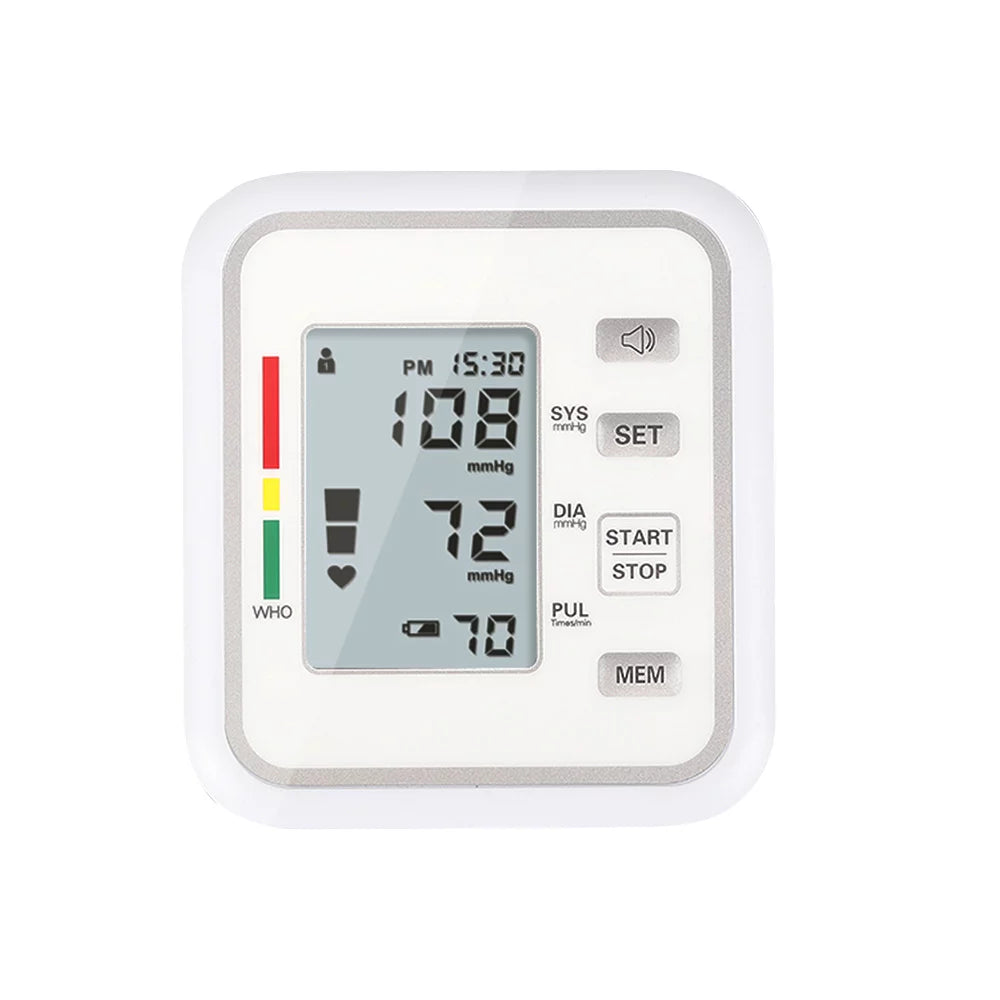 Upper Arm Automatic Electronic Blood Pressure Meter with LCD Display R13315