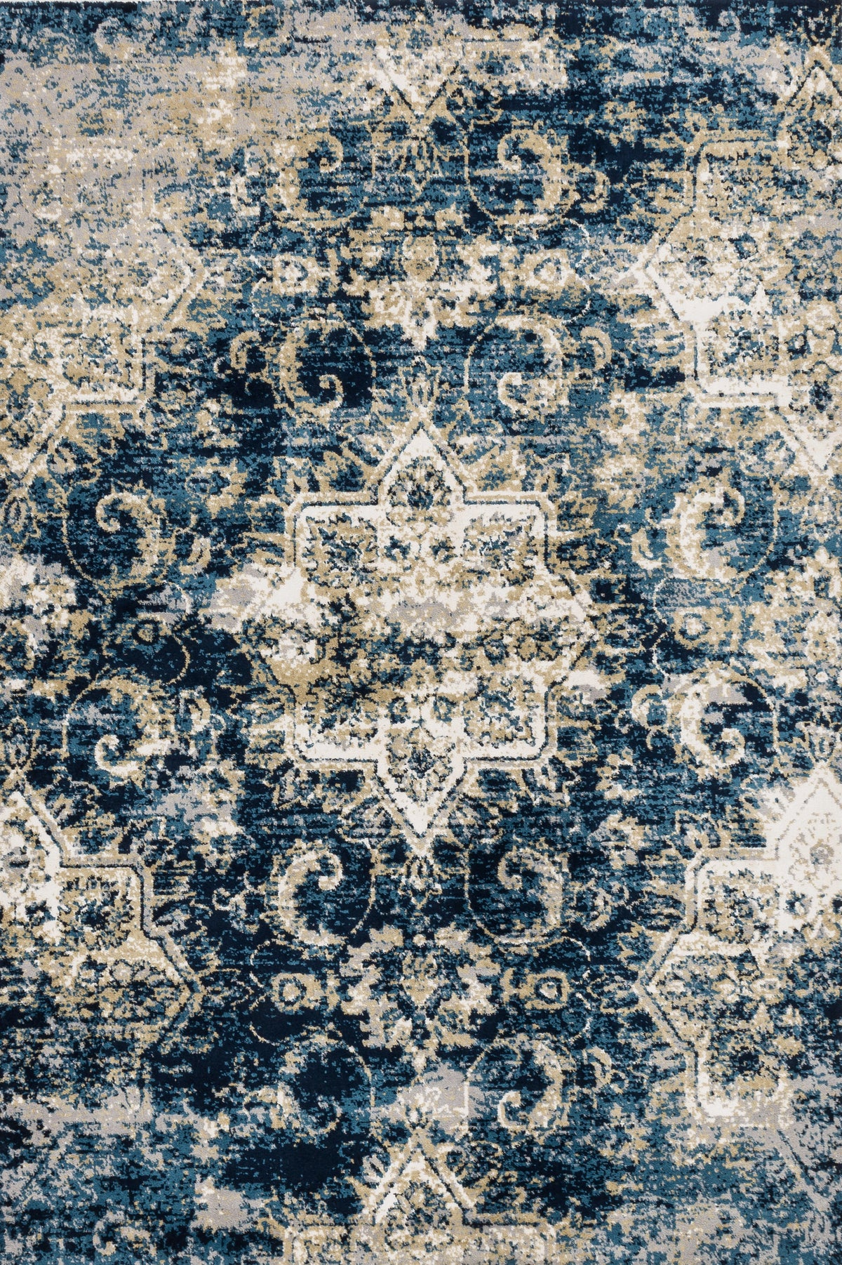 Navy Ivory Rug A893030