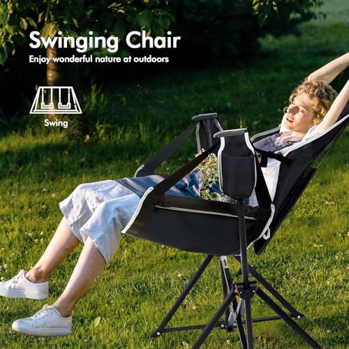 Hammock Camping Chair with Storage Bag 265lbs Weight Capacity N17320