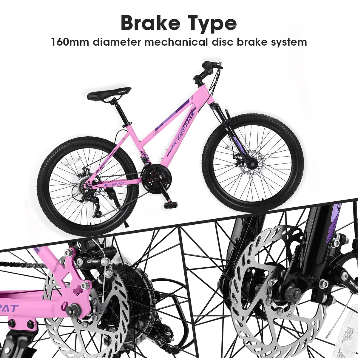 24 inch 21 Speeds Mountain Bike E66385