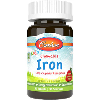 Chewable Iron 15 mg 30 tabs S569