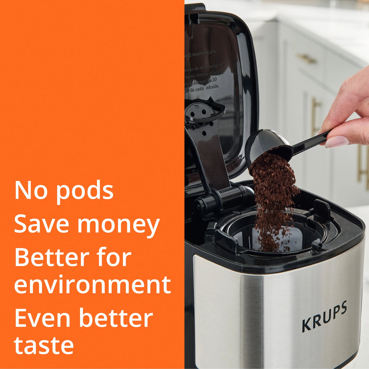 Single-Serve Coffee Maker with Stainless Steel Travel Mug J749