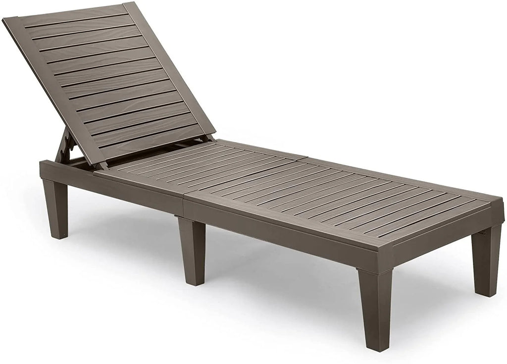 Black Adjustable Outdoor Lounge Chairs D29800