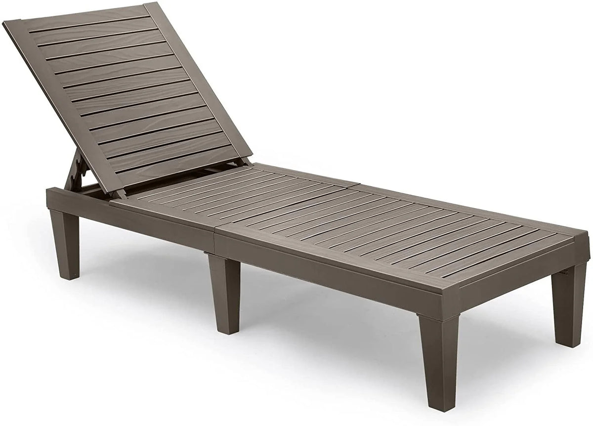 Black Adjustable Outdoor Lounge Chairs D29800