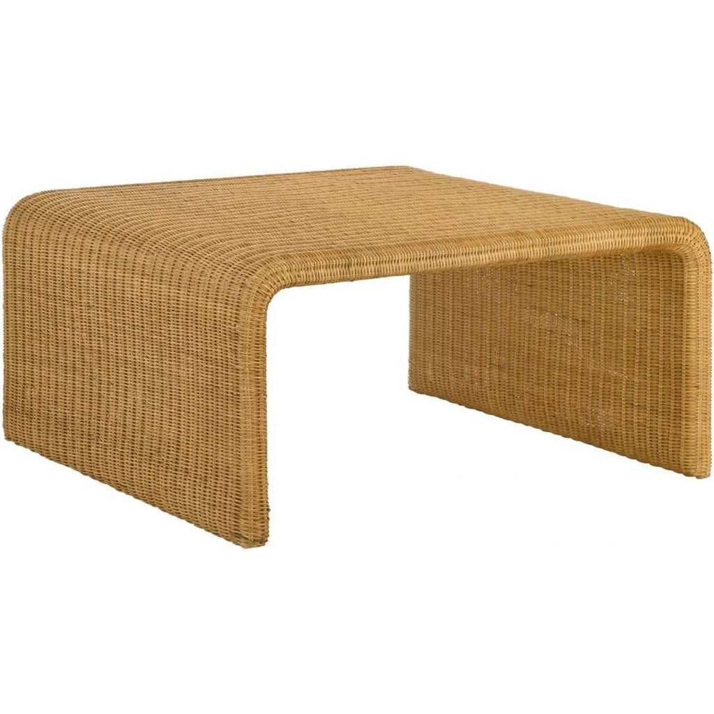 36 Inch Square Rattan Coffee Table Q511944