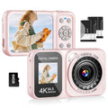 4K 64MP 18X Zoom Point and Shoot Digital Camera with 64GB TF Card K7612