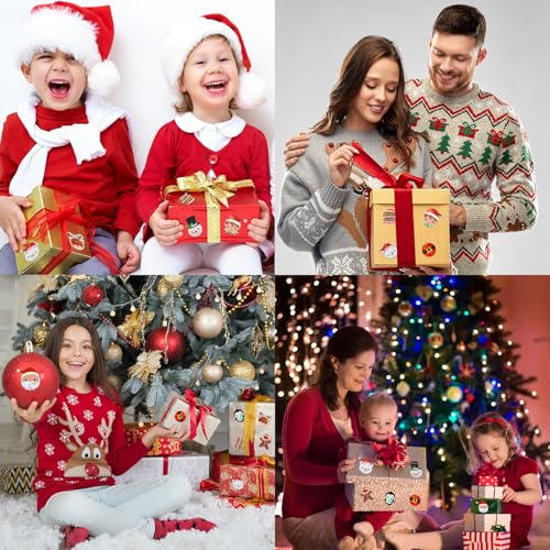 Christmas Stickers 1 Roll 500Pcs F295