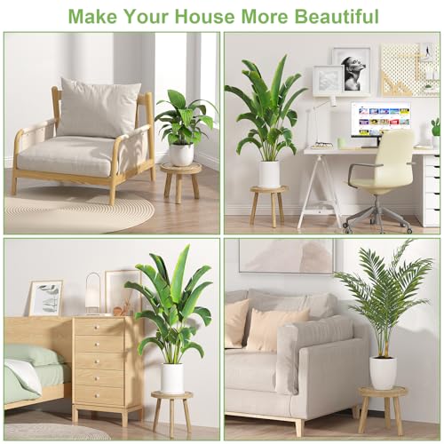 3-Pack Wood Plant Stands F337