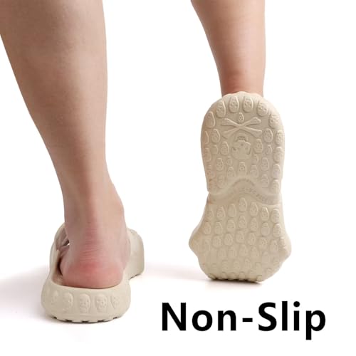 Skull Slides Sandals Open Toe Slip On W152384