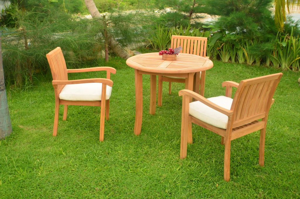 3 Seater 4 Pc Teak Dining Set T36065