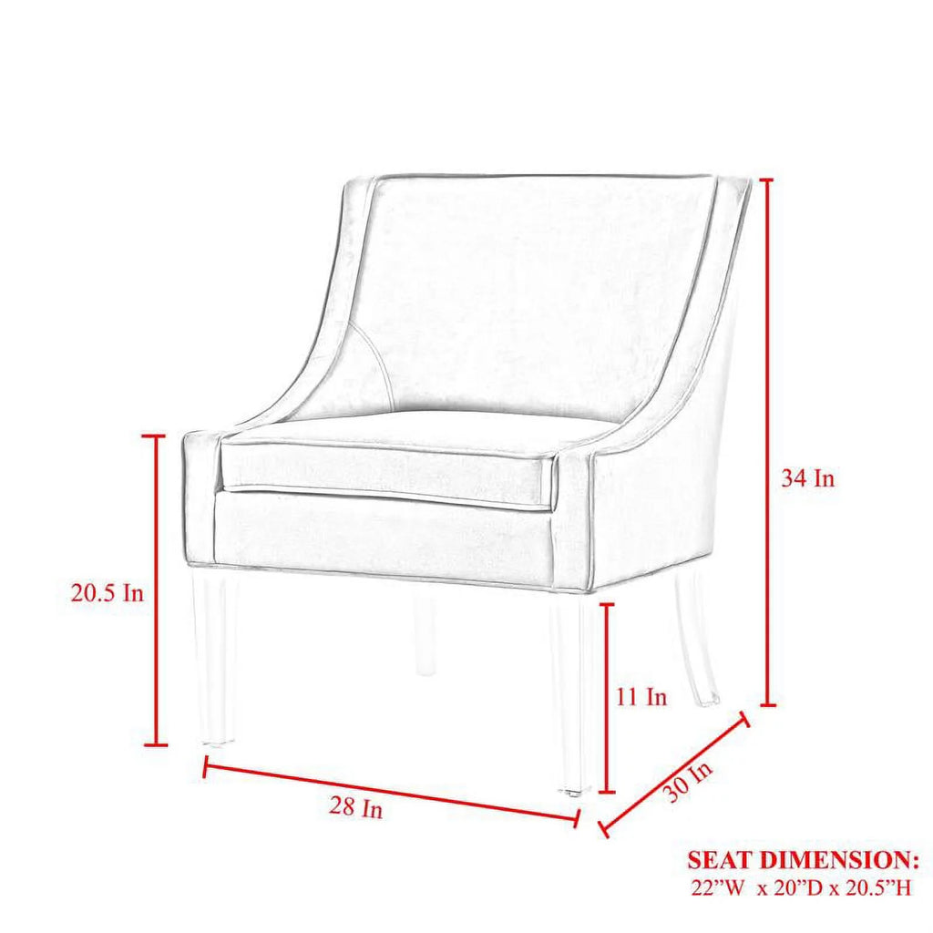 Velvet Accent Chair W851239