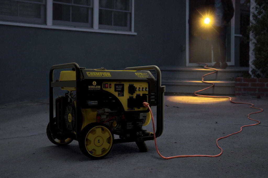 9375/7500-Watt Portable Generator with Wireless Remote Start J24160