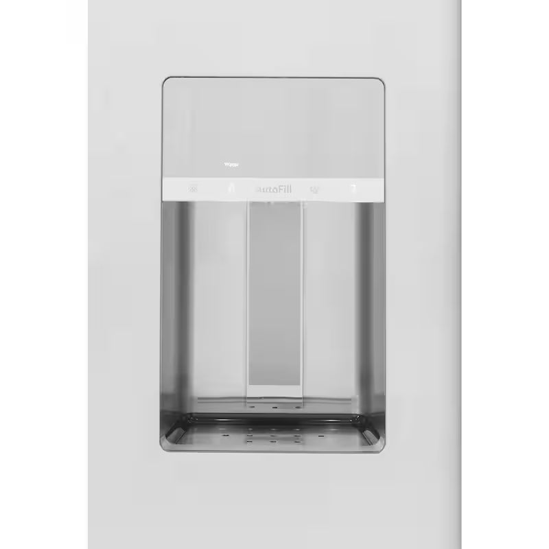28.7 cu. ft. Side by Side Refrigerator with Dispenser in Stainless Steel Y378155