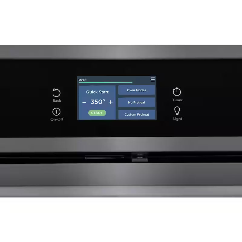 30 in. Single Electric Built-In Wall Oven with Total Convection in Black Stainless Steel R909
