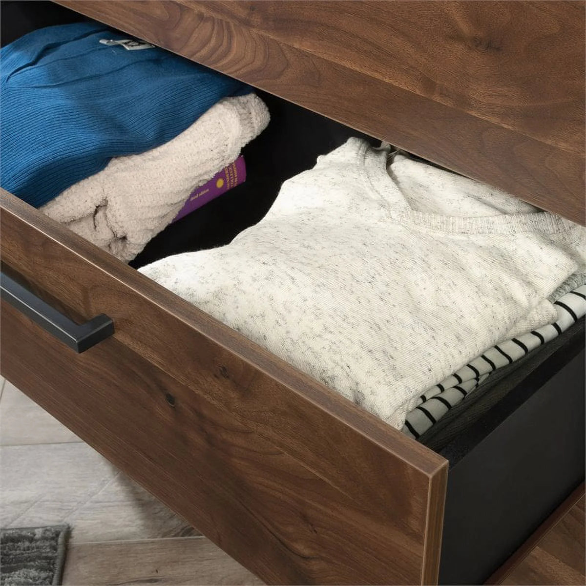 4-Drawer Bedroom Dresser with Open Shelf Q3563