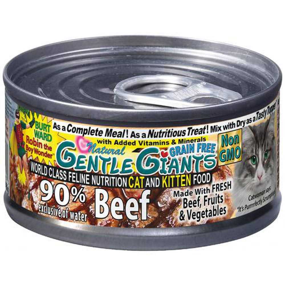 Natural Non-GMO Beef Cat & Kitten Can Food D645566