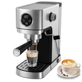 20 Bar Stainless Steel Espresso Machine with Steam Milk Frother K714689