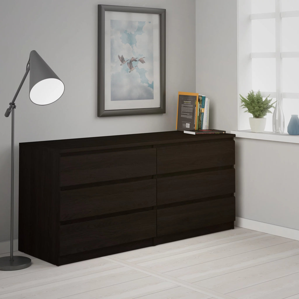 6 Drawer Double Dresser P933