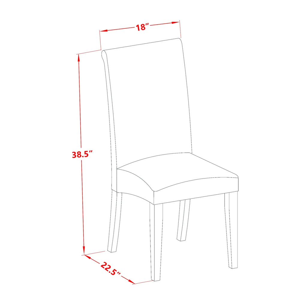 5 Pc Dinette Set with Rectangle Drop Leaf Table and 4 Chairs S625840