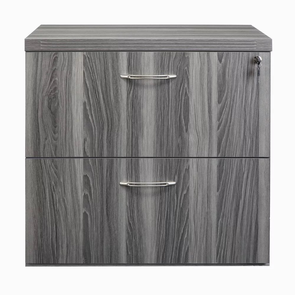 2 Drawer Gray Steel File Cabinet M700783