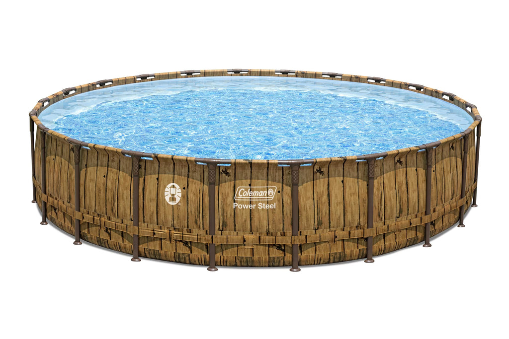 Round Metal Frame Above Ground Pool Set L7972