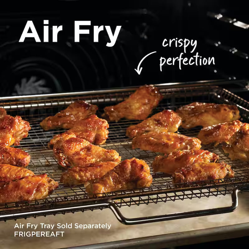 30 in. Single Electric Built-In Wall Oven with Total Convection in Black Stainless Steel R909