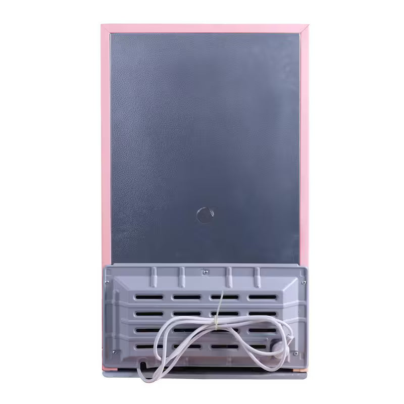 Coral Pink Retro Mini Fridge O5504