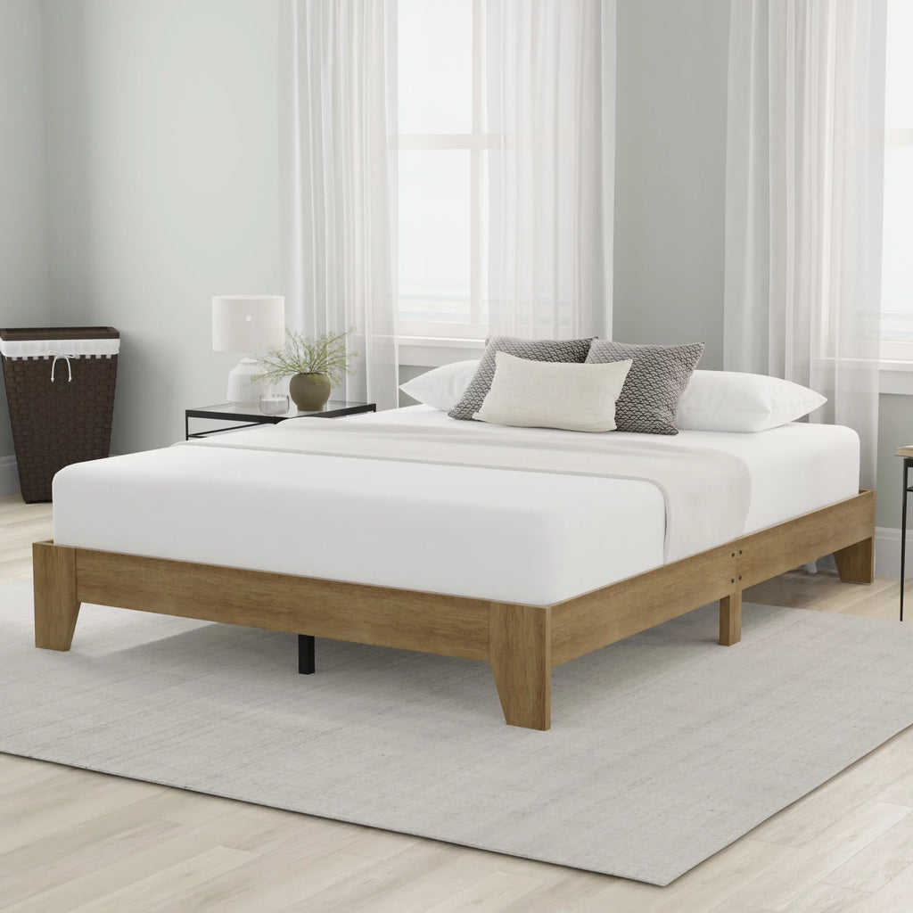 Queen Wood Platform Bed S830937
