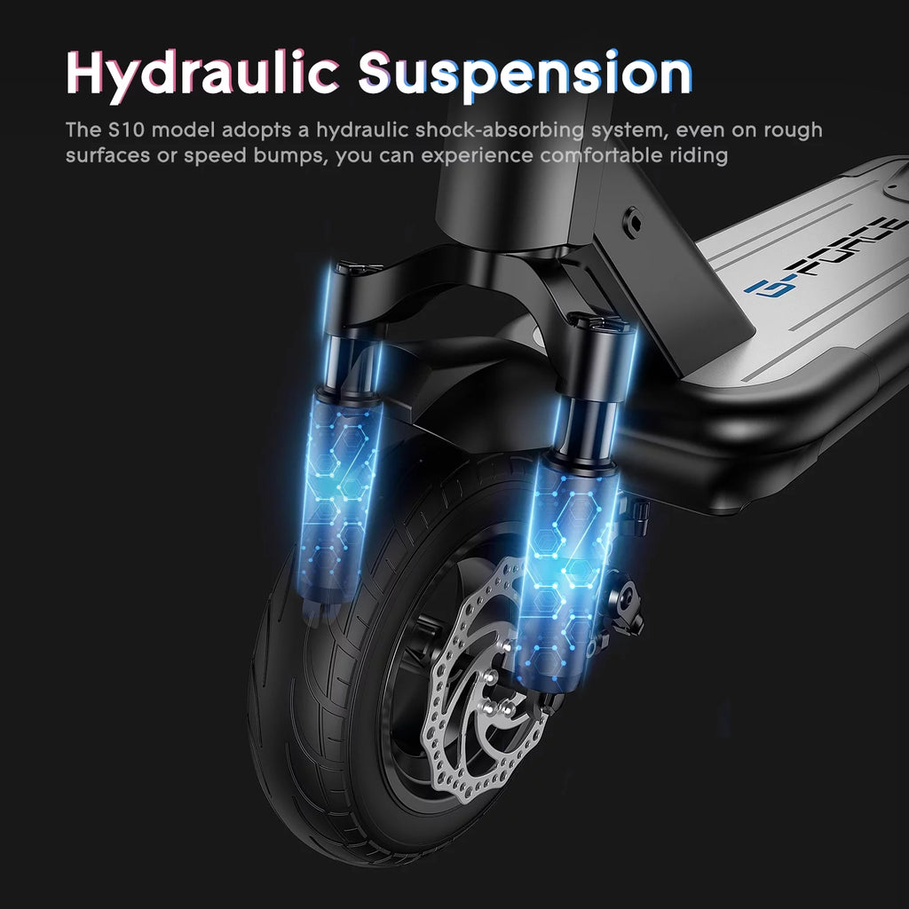 500W Foldable Electric Scooter with 10 Fat Tires W784510